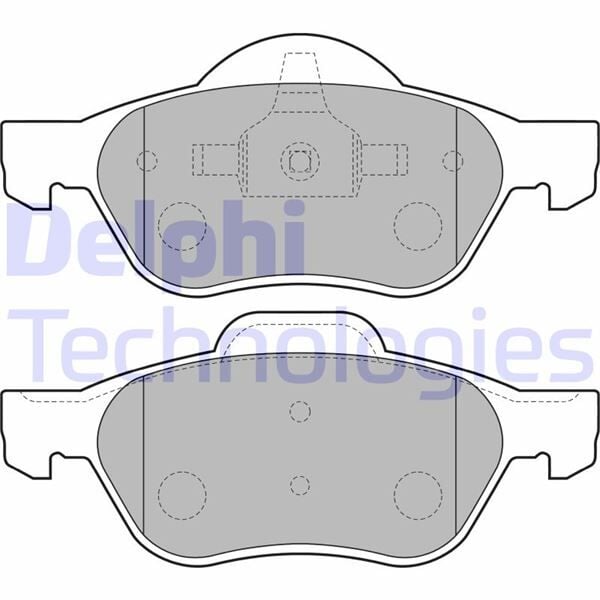 DELPHI LP1714 ÖN FREN BALATASI RENAULT LAGUNA II 01>05 LAGUNA III 07>15 MEGANE II 02>