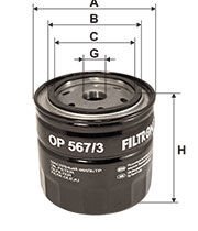 FILTRON FILT OP 567/3 NAVARA (D40) : PICKUP (D22) 08-15 : NP300 (D22) 11-15 : PATHFINDER (R51) 05-10 : XTRAIL (T30) 04-06 YAG FILTRESI .