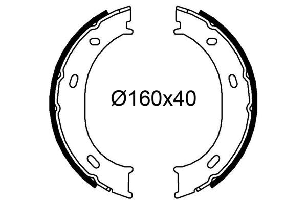 VALEO 564269 FREN BALATASI ARKA PARK FRENI MERCEDES SPRINTER B901>B904 . VW LT 28-35-46