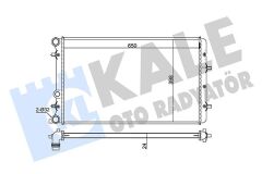 KALE 353800 SU RADYATÖRÜ VW POLO 02 >SEAT CORDOBA-IBIZA III 02 >SKODA FABIA 99 > 1.2 1.4 1.6 16V 1.4 1.9TDI MT AC NAC BRAZING 630x398x22 6Q0121253Q-6QE121253A