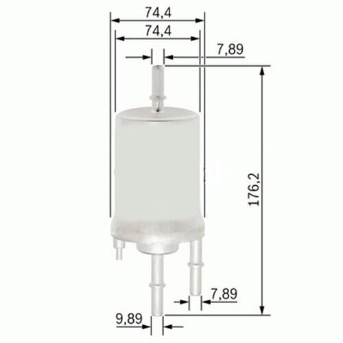 SARDES SF6013 YAKIT FİLTRESİ AUDI A4 1.8T 02-04 - A6 2.4-3.0 04-06 - A8 6.0 03-10 x
