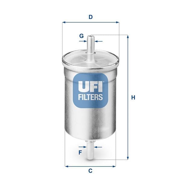 UFI 3171000 YAKIT BENZİN FİLTRESİ P106-P206-P207-P208-P301-P306-P307-P308-P406-P407-P508-P2008-P3008-P5008-C2- C3-C4-C5-C-ELYSEE-PARTNER-BERLINGO-EXPERT 1.0-1.1-1.4-1.6 THP-VTI CLIO-KANGOO-LAGUNA-MEGANE-TRAFIC-G