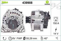 VALEO 439908 ALTERNATÖR FORD FOCUS /KUGA / C -MAX 11> 2.0 TDCİ 150 AMP