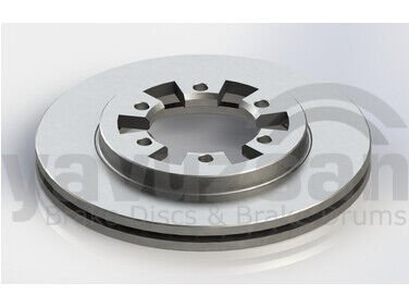 ÖN FREN DİSKİ HAVA KANALLI NISSAN PICK UP 2.5L 2.7L 720 D21 4x2 85-92 250 çap x 6 bijon - Takım disk fiyatıdır