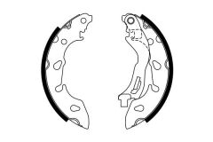 BOSCH 0986487772 ARKA PABUÇ BALATA PANDA 04> 500 08> 500C 09> FORD KA 09>