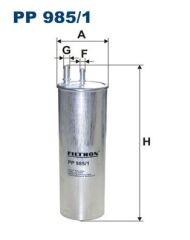 FILTRON PP985.1 YAKIT FİLTRESİ VW T5 2.5TDİ 03-09