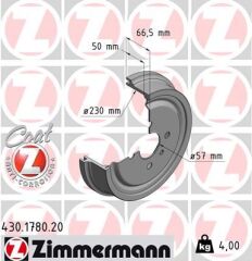 ZIMMERMANN 430.1780.20 ARKA KAMPANA ASTRA G 98>09 COMBO C 01>11 ASTRA F SW 91>98 230x265x57x69x4DL 93189219