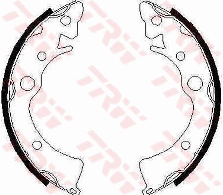 TRW GS6210 ARKA PABUÇ BALATA HONDA CIVIC IV 1.3-1.5 İ-1.6 İ ABS SİZ 91-95 -CIVIC V EJx 1.6 VTİ 96-00