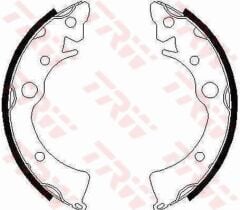 TRW GS6210 ARKA PABUÇ BALATA HONDA CIVIC IV 1.3-1.5 İ-1.6 İ ABS SİZ 91-95 -CIVIC V EJx 1.6 VTİ 96-00
