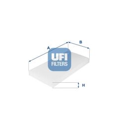 UFI 5304500 POLEN FİLTRESİ CORSA C 00>06COMBO C 01>10 VECTRA C 02> TIGRA 04> SIGNUM 03>
