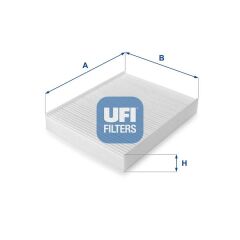 UFI 5307600 POLEN FİLTRESİ FIESTA V 1.3-1.4TDCI-1.4 16V-1.6TDCI-1.6 16V 01 > FUSION 1.4-1.4TDCI-1.6-1.6TDCI 02 >