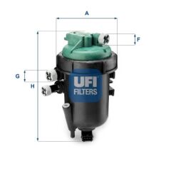 UFI 5517800 YAKIT FİLTRESİ KOMPLE FIAT DOBLO 05>16 1.3D MJET OE TEK MÜŞÜR