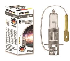 WOLFRAM 22113 AMPUL 12V H3 100 PK22s STANDART IŞIK 62201