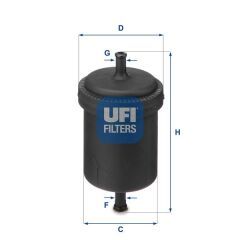 UFI 3151200 YAKIT FİLTRESİ BRAVA-BRAVO-MAREA-PUNTO-TMPR-DUCATO-ASTRA G-COMBO-CORSA B-C-MERIVA-OMEGA-CORDOBA OE