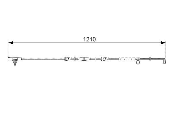 BOSCH 1987473054 BALATA FISI ON LAND ROVER RANGE ROVER SPORT I L320