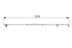 BOSCH 1987473054 BALATA FISI ON LAND ROVER RANGE ROVER SPORT I L320
