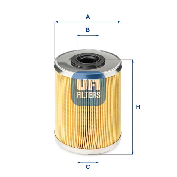 UFI 2668700 YAKIT FİLTRESİ LGN II-ESPACE IV-MGN II-KNG 1.9 DCİ-MASTER II-MOVANO 2.8 DTİ-CARISMA-PRIMERA