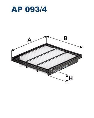 FILTRON AP093.4 HAVA FİLTRESİ FIAT FREEMONT 2.0 JTD 170HP 06/11 > C 23094