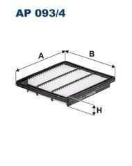 FILTRON AP093.4 HAVA FİLTRESİ FIAT FREEMONT 2.0 JTD 170HP 06/11 > C 23094