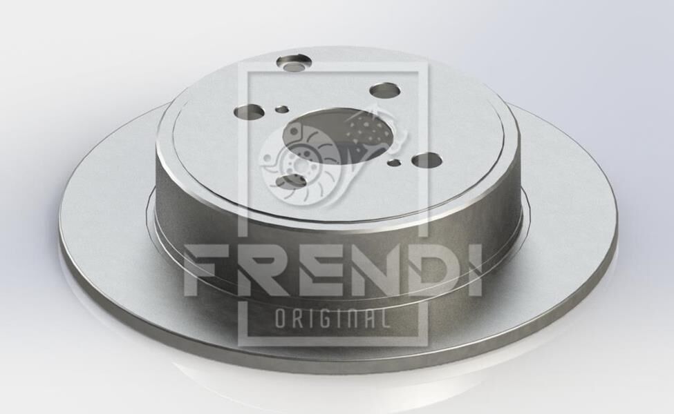 FRENDI 34430 ARKA FREN DİSKİ DOLU TİP TOYOTA COROLLA 1.4L 1ND-TV NDE120 04-06 / 2.0L 1CD-FTV CDE120 03-06 279 çap X 4 bijon - Takım disk fiyatıdır