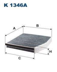 FILTRON K1346A POLEN FILTRESI MERCEDES W176 W246 C117 X117 X156 KARBONLU