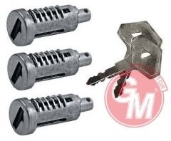 GUA 41629 KAPI KİLİT ŞİFRE TAKIMI 3 lü SET RENAULT R12 TOROS