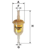 FILTRON FILT PS 842 UNIVERSAL TIP YAKIT FILTRESI BENZIN FILTRESI