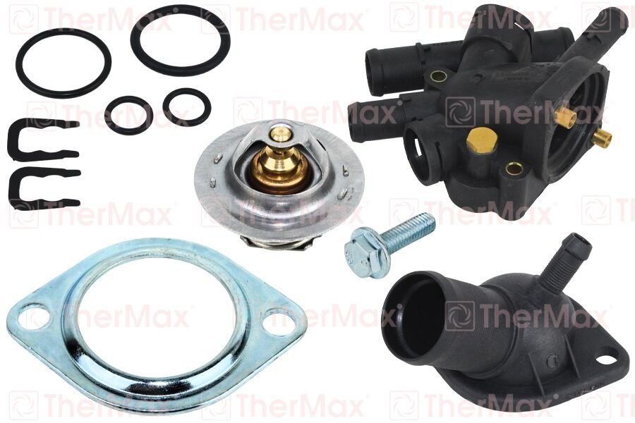 THERMAX T02.166 TERMOSTAT 89 C KOMPLE KANGOO 97> MEGANE I 96> CLIO II 98>05 LAGUNA 96> 1.9D F8Q SENSÖR DELİKLİ