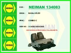 NEIMAN 134083 BAGAJ KAPAK KİLİDİ OPEL COMBO C-MERIVA A MPV-ASTRA G SW-ZAFIRA A MPV-VECTRA B SW-OMEGA B SW
