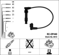 NGK 0810 BUJİ KABLO TAKIMI ASTRA G-VECTRA B-ASTRA F-VECTRA A 1.8-2.0 16V ECOTECH-ENJEKSİYONLU