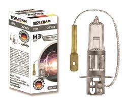 WOLFRAM 22103 AMPUL 12V H3 55 PK22s STANDART IŞIK 64151