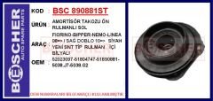 BSC 890881ST AMORTİSÖR TAKOZU ÖN RULMANLI SOL FIORINO-BIPPER-NEMO-LINEA 08 > / SAĞ DOBLO 10 > SİYAH YENİ SNR TİP