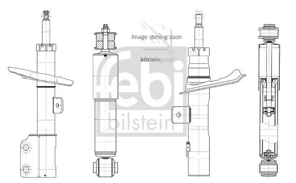 FEBI 1002642 AMORTISOR ON SOL GAZLI BMW E60 E61