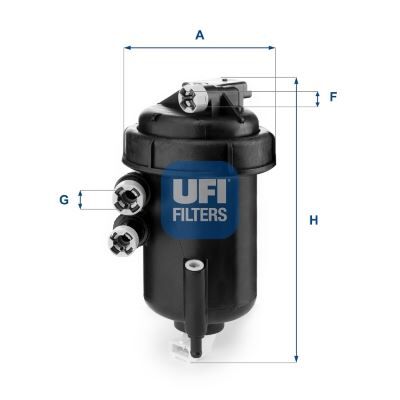 UFI 5512700 YAKIT FİLTRESİ KUTULU DUCATO-BOXER-JUMPER 2.0-2.8JTD-HDI 02 > OE