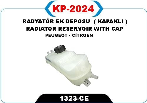 RADYATÖR EK DEPOSU KAPAKLI PEUGEOT - CİTROEN
