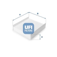 UFI 5315700 POLEN FILTRESI BIPPER NEMO 08> DOBLO III PUNTO FIORINO LINEA 06> EGEA 15> COMBO 12> 1.3-1.6CDTI-1.4 SWIFT 1.2