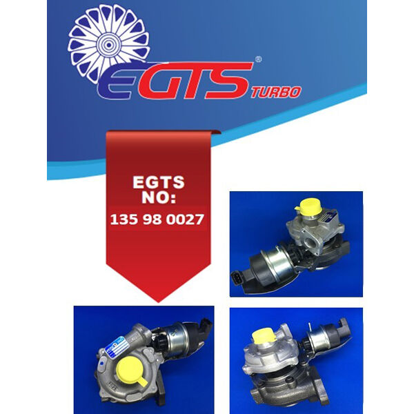 GTS 135980027 TURBO KOMPLE ASTRA J-CORSA D-MERIVA B-COMBO D-PALIO-ALBEA 1.3 MJTD-CDTI Start/Stop Teknolojisi