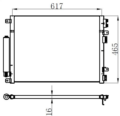 ORIS CGM478022 KLİMA BRAZİNG CONDENSER A/M 300C 3.0CRD 2004 941084
