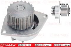 THERMAX T01.302 DEVİRDAİM SAXO 96> XSARA 97-00 P106 94-96 P206 98-00 P306 00-01 P405 92-96 1.4-1.5D-1.6