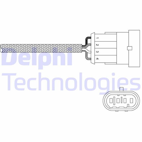 DELPHI ES20302-12B1 OKSİJEN SENSÖRÜ ALBEA 1.4 07 >-BRAVO 1.4 07 >-DOBLO 1.4 05 >-DOBLO 1.6 16V 01 >-LINEA 1.4 07 >-PUNTO