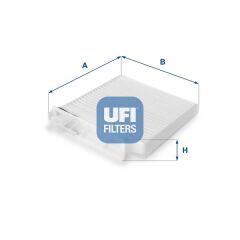 UFI 5310400 POLEN FİLTRESİ CLIO III-MODUS-TWNG-MICRA III-NOTE-SANDERO-DUSTER 1.2 16V-1.4-16V-1.6-1.6 16V-1.5DCI
