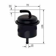 SARDES SF203 YAKIT FİLTRESİ SUZUKİ GRAND VITARA 99-05 WK614/47 x
