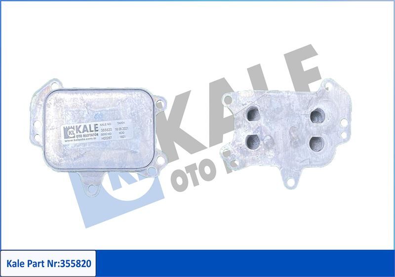 KALE 355820 YAĞ SOĞUTUCU RADYATÖRÜ CROSSLAND-GRANDLAND-COMBOE-P208-P301-P308-P508-P2008-P3008-P5008-PARTNER-BERL INGO-EXPERT-NEMO-RIFTER-BIPPER-C3-C4-DS3-DS4-DS5-PROACE 1.6 HDI-BlueHDI