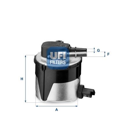 UFI 5517000 YAKIT FİLTRESİ FIESTA IV 08 > FOCUS C-MAX 03-07 >MAZDA 2- MAZDA 3 1.6TDCI VOLVO S40 1.6D 05 > OE