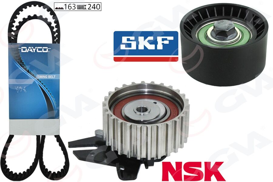 GVA 59T9970 EKSANTRİK GERGİ KİTİ 163x240 ALFA ROMEO 145 96>01 146 96>01 147 01>10 156 97>05 1.4 16V 1.6 16V