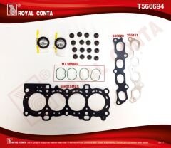 ROYAL T566694 ÜST TAKIM CONTA SKT KEÇELİ SUBP.LAST SUBAP KAPAK CONTASIZ FOCUS II 1.6 16V 03 > 100HP