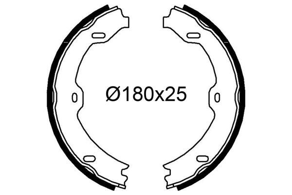 VALEO 564245 FREN BALATASI ARKA PARK FRENI MERCEDES C219 W211 S211 W212 R230