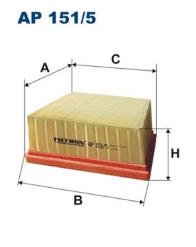 FILTRON FILT AP 151/5 FIESTA/B-MAX/COURIER HAVA FILTRESI Y645-13-Z40/CN11 9601 AD / ET76 9601 AA