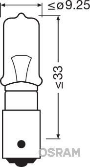 OSRAM 64136 AMPUL 12V H21W HALOJEN PARK
