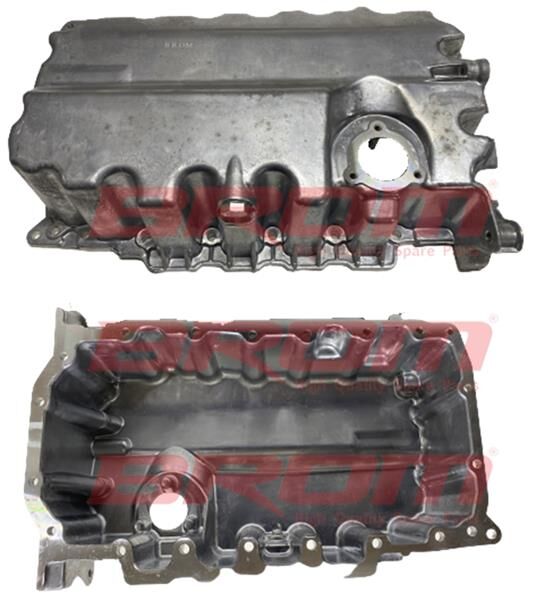 BROM VW3307 YAĞ KARTERİ ALÜMİNYUM SENSÖR DELİKLİ GOLF VII-A3-SEAT-LEON-OCTAVIA III CLHA-CLHB-CRKA